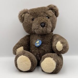 Vintage Dakin‎ Plush BARON Brown Teddy Bear 1986 Limited Edition Stuffed Animal